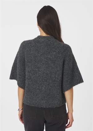 Benuta fluffy knit cardigan Antrasit Melange Neo Noir 